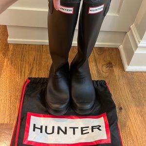 Hunter Original Tall Black Rain Boots